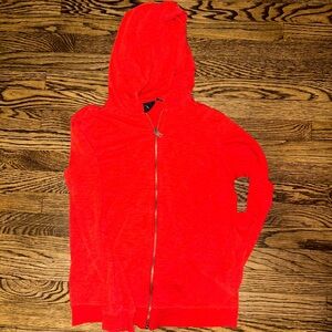 A/X Armani Exchange Fiery Red Hoodie orange size small